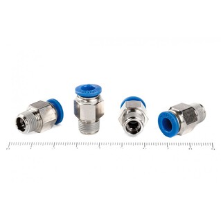 Фитинг цанговый прямой с наружной резьбой D PC 8-02 (R1/4