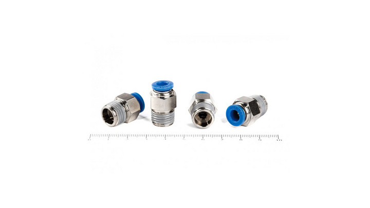 Фитинг цанговый прямой с наружной резьбой D PC 6-02 (R1/4