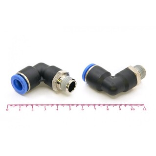 Фитинг цанговый угловой с наружной резьбой PL 10-02 (R1/4