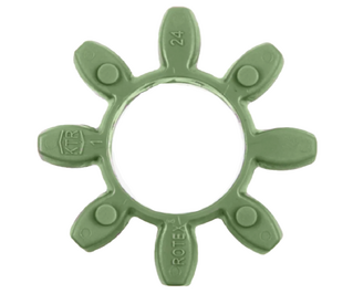 Зубчатый венец KTR ROTEX 180 Зеленый 64 Shore-A (T-PUR)