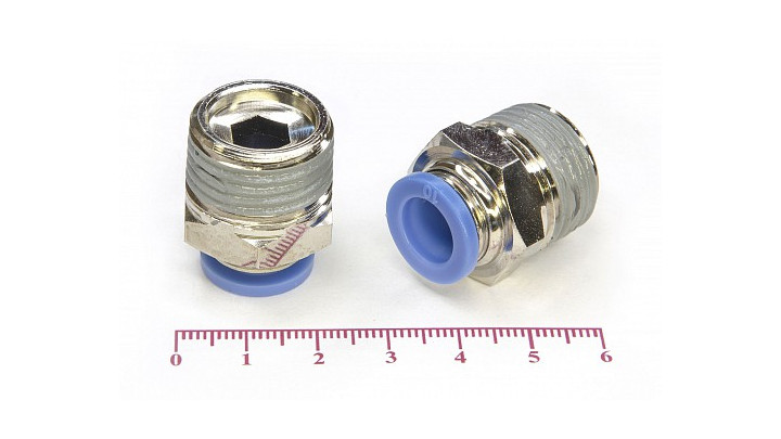 Фитинг цанговый прямой с наружной резьбой D PC 12-03 (R3/8